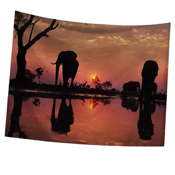 Elephant Printed Tapestry Household Wall Blanket Decorative Beach Towel Practical Bath Towel for Beach Home (Orange)
Elephant Printed Tapestry Household Wall Blanket Decorative Beach Towel Practical Bath Towel for Beach Home (Orange)