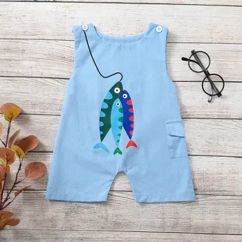 Baby Clothes Summer Clothes Toddler Baby Boys&Girls Sleeveless Cartoon Fish Print Romper Jumpsuit Kids' Things Newborn Clothes
Baby Clothes Summer Clothes Toddler Baby Boys&Girls Sleeveless Cartoon Fish Print Romper Jumpsuit Kids' Things Newborn Clothes