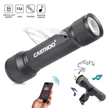 CASTNOO Bicycle Speaker LED Headlight Support TF Card FM
CASTNOO Bicycle Speaker LED Headlight Support TF Card FM