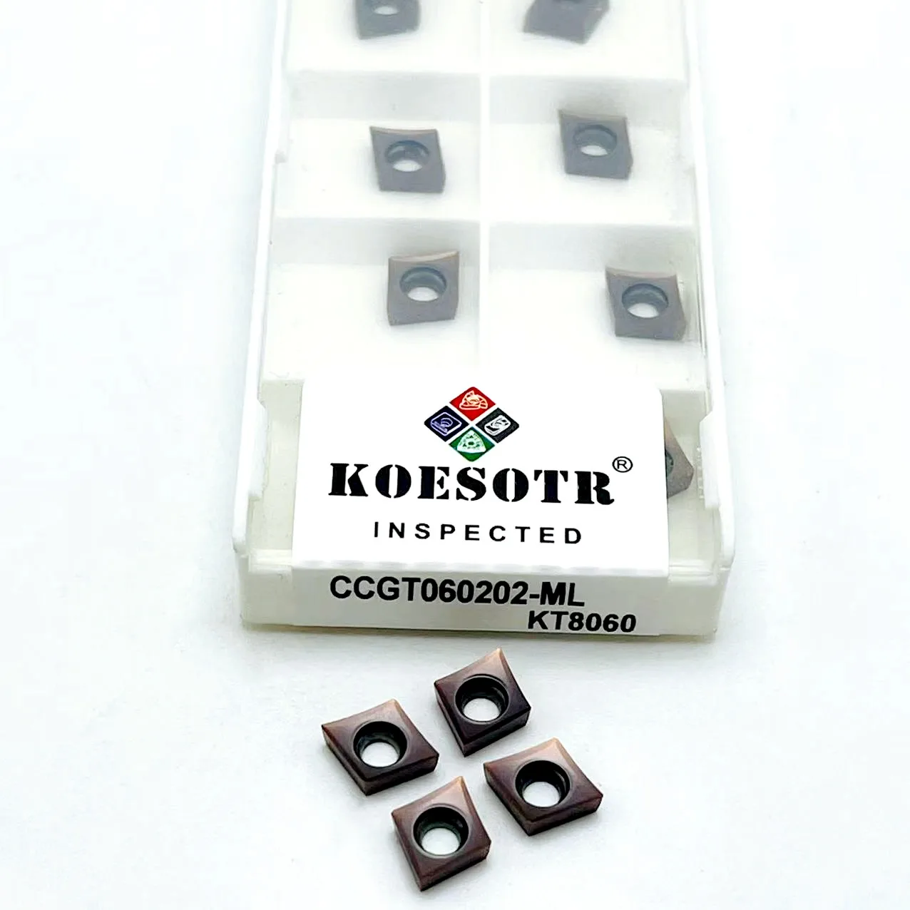 10PCS CCGT060201 CCGT060202 CCGT060204 ML KT8060 Carbide Inserts CCGT Cermet Blade CNC Lathe Cutter Turning Tools
10PCS CCGT060201 CCGT060202 CCGT060204 ML KT8060 Carbide Inserts CCGT Cermet Blade CNC Lathe Cutter Turning Tools
