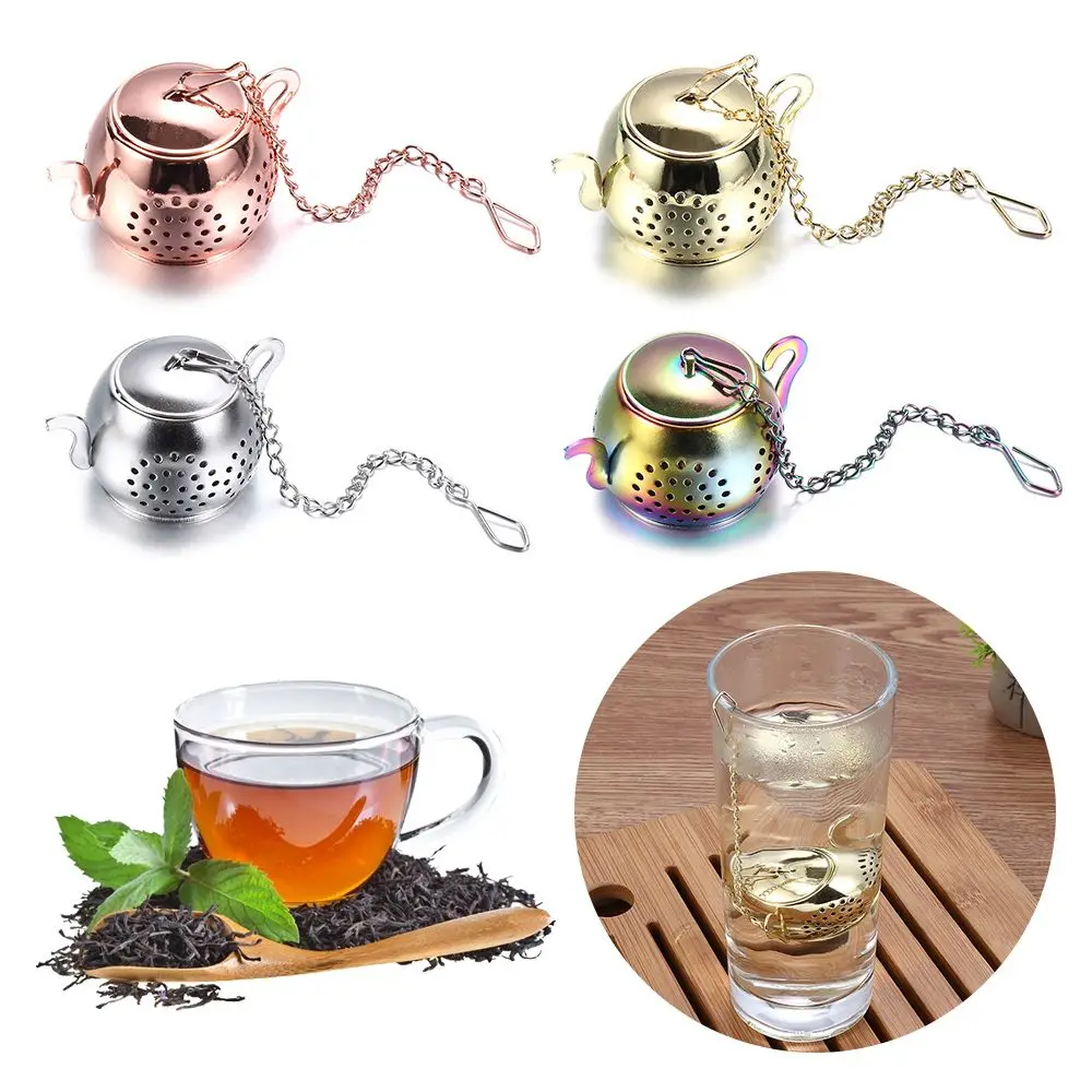 

Teaware Teapot Shape Stainless Steel Tea Infuser Herbal Spice Filter Tea Strainer Diffuser