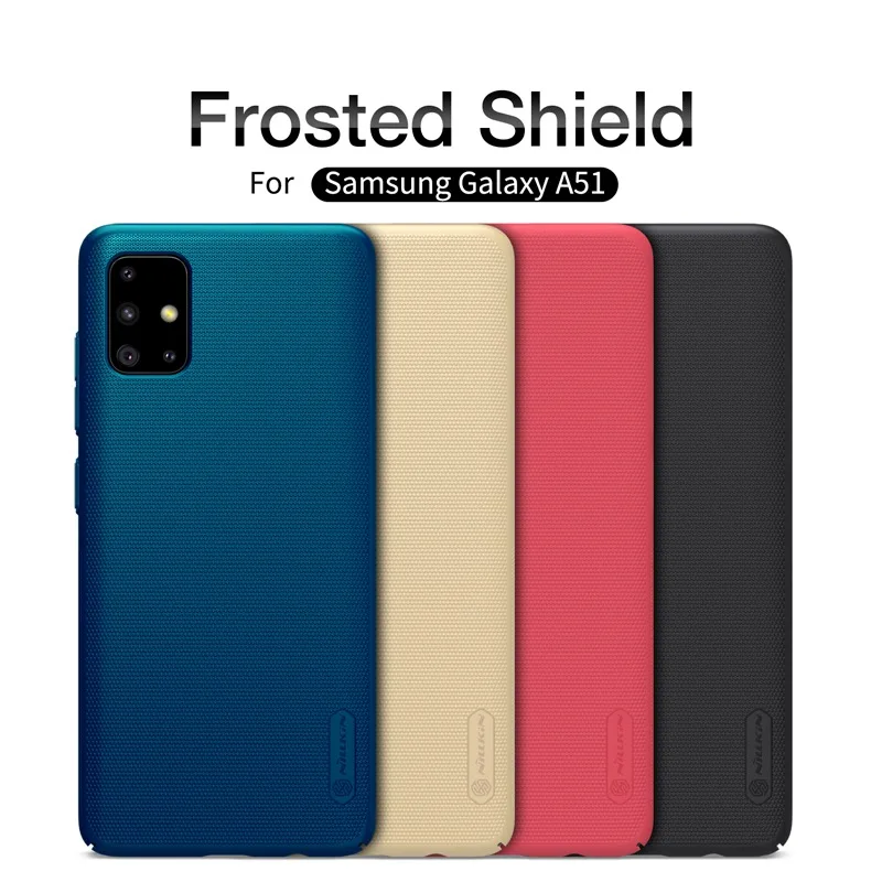 NILLKIN Armor Case for Samsung Galaxy A51 Phone Cover Frosted Shield Smartphone Coque Capa Para Black Matte Hard Telephone Bag
NILLKIN Armor Case for Samsung Galaxy A51 Phone Cover Frosted Shield Smartphone Coque Capa Para Black Matte Hard Telephone Bag