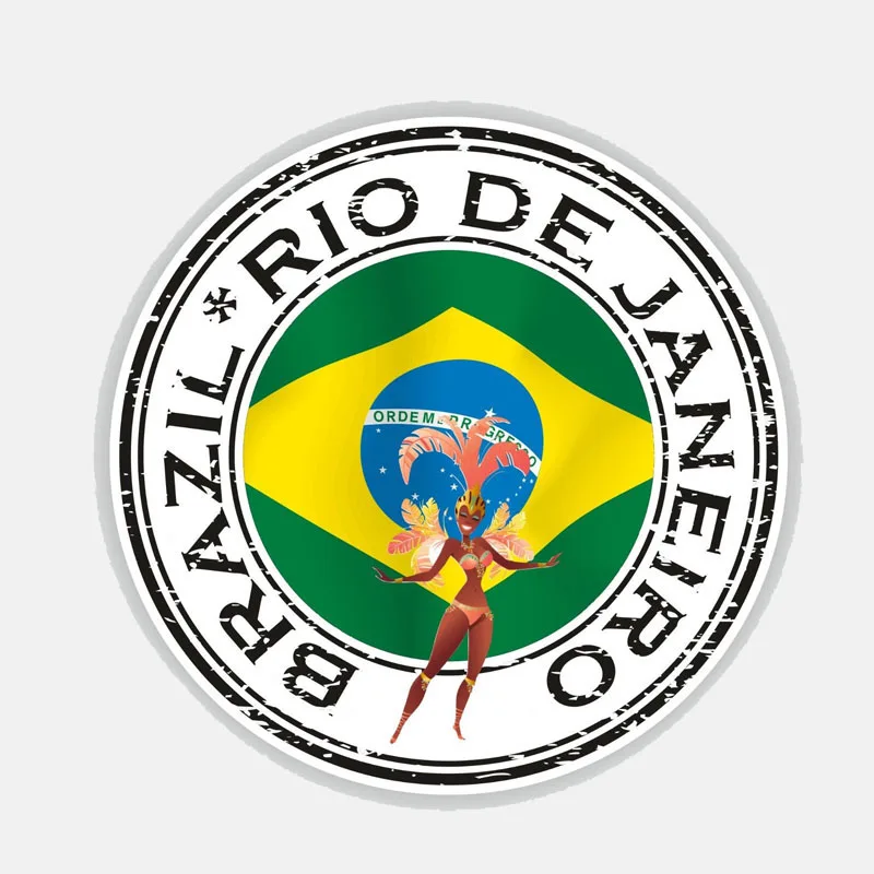 Фото Креативная переводная картинка с изображением Бразилии Рио-де-Жанейро наклейка
