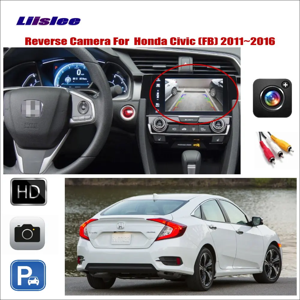 Car Reverse Rear View Camera For Honda Civic 2011~2016 / Compatible With Original Screen Monitor / RCA Adapter Connector
Car Reverse Rear View Camera For Honda Civic 2011~2016 / Compatible With Original Screen Monitor / RCA Adapter Connector