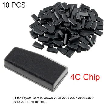 10pcs Blank ID4C Carbon Chip Car Key Transponder Chip Fit for Toyota Corolla Crown 2005 2006 2007 2008 2009 2010 2011, etc
10pcs Blank ID4C Carbon Chip Car Key Transponder Chip Fit for Toyota Corolla Crown 2005 2006 2007 2008 2009 2010 2011, etc