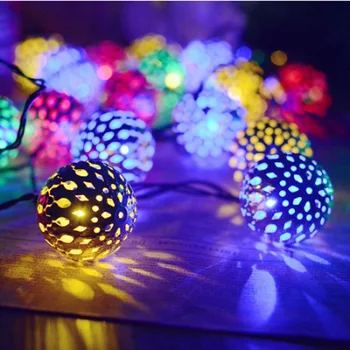 10m 100LEDs Moroccan Ball Solar String Lights Fairy Globe Waterproof Lantern Light Decorative Lighting for Home Garden Party
10m 100LEDs Moroccan Ball Solar String Lights Fairy Globe Waterproof Lantern Light Decorative Lighting for Home Garden Party