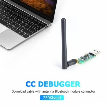 CC2531 Zigbee Emulator CC-Debugger USB Programmer Sniffer with Antenna Bluetooth Module Connector Downloader Cable
CC2531 Zigbee Emulator CC-Debugger USB Programmer Sniffer with Antenna Bluetooth Module Connector Downloader Cable