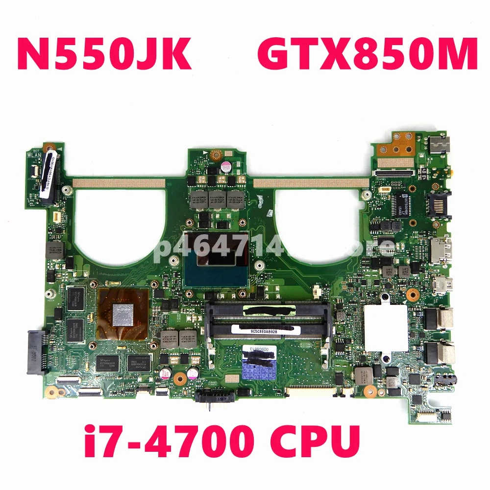 N550JK i7-4700HQ CPU GTX850M/2GB Mainboard REV2.1 For ASUS Q550JV G550J G550JK N550JV N550JV N550J laptop Motherboard Test OK
N550JK i7-4700HQ CPU GTX850M/2GB Mainboard REV2.1 For ASUS Q550JV G550J G550JK N550JV N550JV N550J laptop Motherboard Test OK