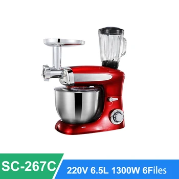 Cooker Electric Dough Mixer 6.5 Liter 1300W For Household Automatic Large-Capacity Kneading Machine Egg Beater
Cooker Electric Dough Mixer 6.5 Liter 1300W For Household Automatic Large-Capacity Kneading Machine Egg Beater