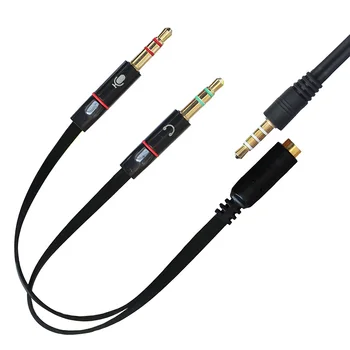 3.5mm Audio Mic Y Splitter Cable Headphone Adapter Female To 2 Male Cable for PC Laptop
3.5mm Audio Mic Y Splitter Cable Headphone Adapter Female To 2 Male Cable for PC Laptop