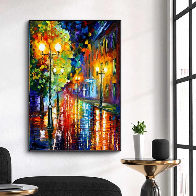 Canvas Painting Landscape Posters and Prints Colorful Oil Painting Street Tree Walk Wall Pictures for Living Room Decor Cuadros
Canvas Painting Landscape Posters and Prints Colorful Oil Painting Street Tree Walk Wall Pictures for Living Room Decor Cuadros