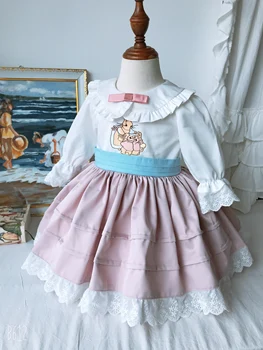 Baby Girl Autumn Spring Long Sleeve Rabbit Embroidery Spanish Turkey Lolita Princess Ball Gown Dress for Girl Birthday Casual
Baby Girl Autumn Spring Long Sleeve Rabbit Embroidery Spanish Turkey Lolita Princess Ball Gown Dress for Girl Birthday Casual