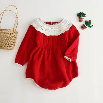 Red Cotton Knitted Newborn Baby Girls Clothes Knit Romper Wool Sweater Toddler Jumpsuit Outfits
Red Cotton Knitted Newborn Baby Girls Clothes Knit Romper Wool Sweater Toddler Jumpsuit Outfits