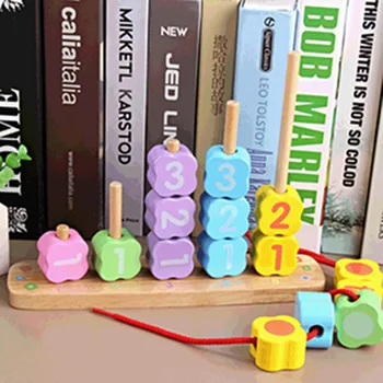 Colorful Wooden Beading Balance Game Blocks Heap Pile Color Number Learning Multi-function Toys Learning Educational Toy Hot
Colorful Wooden Beading Balance Game Blocks Heap Pile Color Number Learning Multi-function Toys Learning Educational Toy Hot