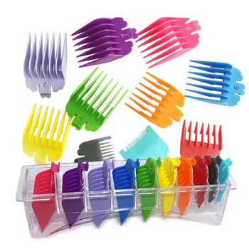 10pcs 1.5mm-25mm Hair Clipper Limit Comb Guide Attachment Set with Storage Tray for Wahl Hair Clipper Shaver Haircut Accessories 
10pcs 1.5mm-25mm Hair Clipper Limit Comb Guide Attachment Set with Storage Tray for Wahl Hair Clipper Shaver Haircut Accessories