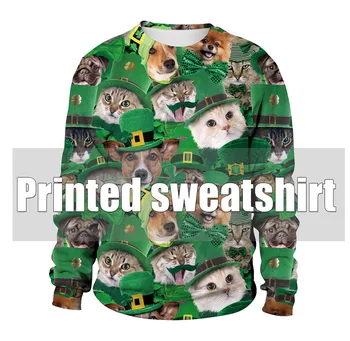 Unisex Men Women M-2XL rish Day Theme Novelty Ugly Christmas Sweater Female Male 3D Printing Hooded Sweater Warm Sweater
Unisex Men Women M-2XL rish Day Theme Novelty Ugly Christmas Sweater Female Male 3D Printing Hooded Sweater Warm Sweater