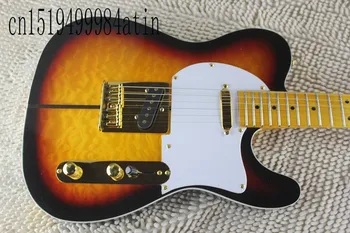 Free Shipping New Sunburst Custom Shop TUFF DOG Signature Electric Guitar Quintana Tiger maple Golden Hardware @17 
Free Shipping New Sunburst Custom Shop TUFF DOG Signature Electric Guitar Quintana Tiger maple Golden Hardware @17