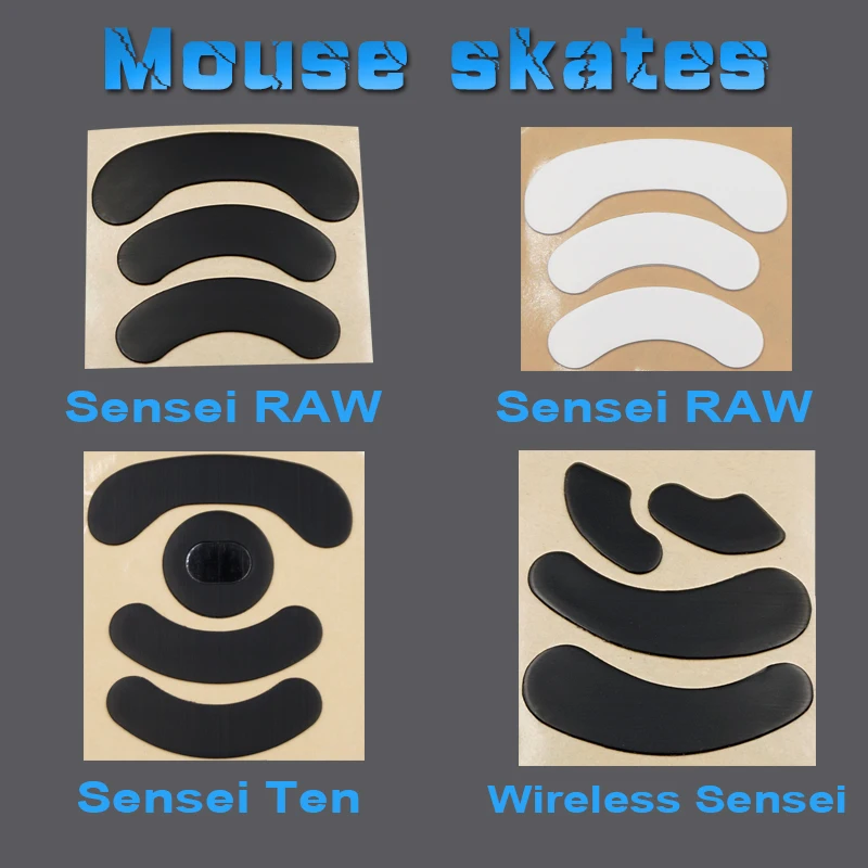 

1PCS 3M Mouse Skates for steelseries Wireless Sensei TEN 310 RAW optical V2 XAI KANA Kinzu 0.6MM Gaming Mouse Feet Replace foot