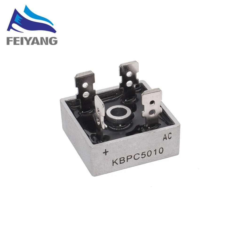 10 шт. KBPC5010 50A 1000V/KBPC2510 25A 1000V/KBPC3510 35A 1000 В диодный мост выпрямителя KBPC5010/KBPC2510/KBPC3510 |