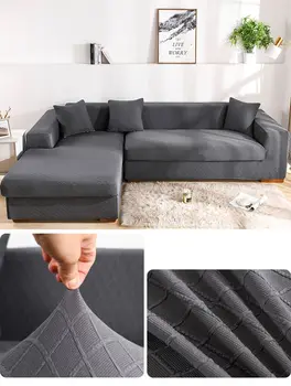 Solid Color L Shape Sofa Cover Simple Knitted Style Couch Towel for Living Room Sectional Sofa Case Stain-resistant Polyester
Solid Color L Shape Sofa Cover Simple Knitted Style Couch Towel for Living Room Sectional Sofa Case Stain-resistant Polyester