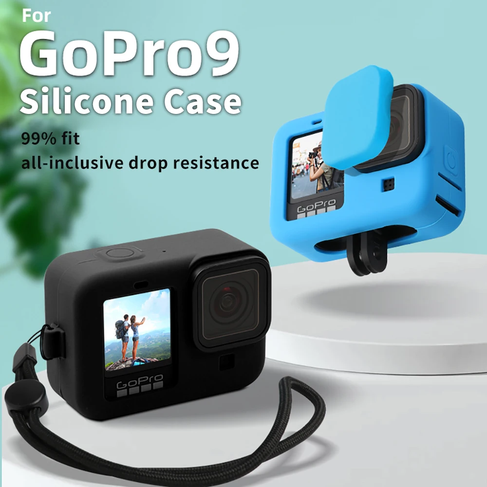 Go Pro Accessories Action Camera Case Protective Silicone Case silicon Skin for GoPro Hero 9 Black Hero 9 Camera Mount
Go Pro Accessories Action Camera Case Protective Silicone Case silicon Skin for GoPro Hero 9 Black Hero 9 Camera Mount