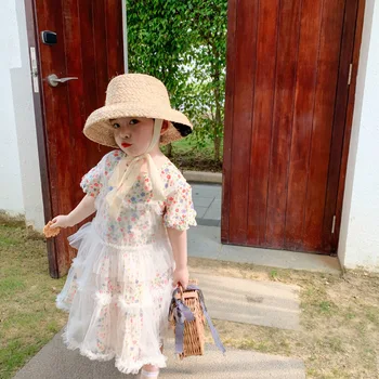 Girls Floral Princess Dress + Yarn Strap 2-Piece Set 2020 Summer New Korean kids dresses for grils teenage princess baby cloth
Girls Floral Princess Dress + Yarn Strap 2-Piece Set 2020 Summer New Korean kids dresses for grils teenage princess baby cloth