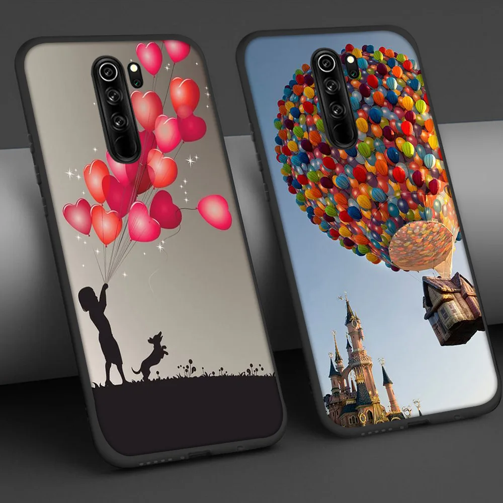 Воздушный шар чехол для Xiaomi Redmi Note 9 8 7 8A 7A 8T 6 Pro Mi 10 9T SE A3 A2 Lite F1 чехлы телефонов