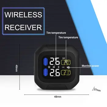 M3 Waterproof Motorcycle Real Time Tire Pressure Monitoring System LCD Display C63D
M3 Waterproof Motorcycle Real Time Tire Pressure Monitoring System LCD Display C63D