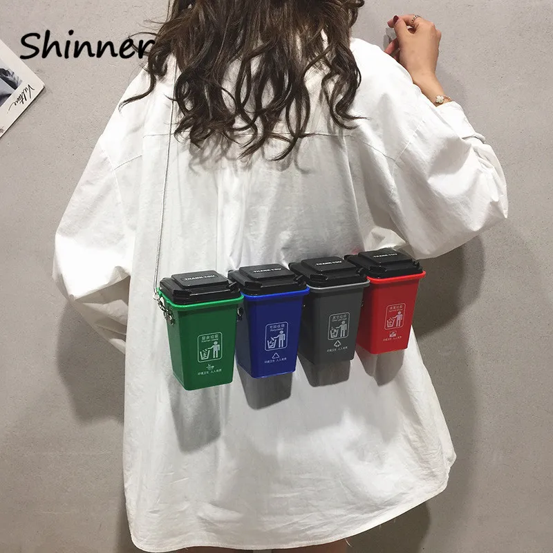 Shinner Bags for Women's Ladies Cute Garbage Sorting Bag Trash Can Creative Shoulder Women Messenger Bags Personalized Women Bag
Shinner Bags for Women's Ladies Cute Garbage Sorting Bag Trash Can Creative Shoulder Women Messenger Bags Personalized Women Bag