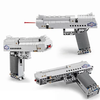 307 Piece DIY Assembled Building Gun Desert Eagle Pistol Model Building Blocks Toys For Boys Plastic Gun Military Outdoor Toy
307 Piece DIY Assembled Building Gun Desert Eagle Pistol Model Building Blocks Toys For Boys Plastic Gun Military Outdoor Toy