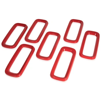Front Grille Inserts Mesh Red ABS Grill Guard Cover Trim for Jeep Renegade 2015-2018 7Pcs
Front Grille Inserts Mesh Red ABS Grill Guard Cover Trim for Jeep Renegade 2015-2018 7Pcs