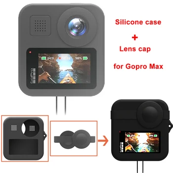 Silicone Case With Lens Cap for Gopro Max Silicone Protective Cover for Panoramic Action Camera Accessories
Silicone Case With Lens Cap for Gopro Max Silicone Protective Cover for Panoramic Action Camera Accessories