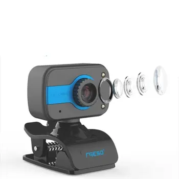 HD 480P Webcam PC Computer Camera for Skype Live Class Conference with Built-in Microphone USB Video Camera Widescreen Video
HD 480P Webcam PC Computer Camera for Skype Live Class Conference with Built-in Microphone USB Video Camera Widescreen Video