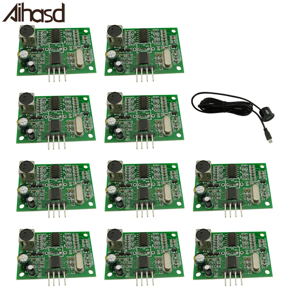 Aihasd 10X DC 5V Waterproof Ultrasonic Module JSN-SR04T Water Proof Distance Measuring Transducer Sensor with Cable for Arduino
Aihasd 10X DC 5V Waterproof Ultrasonic Module JSN-SR04T Water Proof Distance Measuring Transducer Sensor with Cable for Arduino