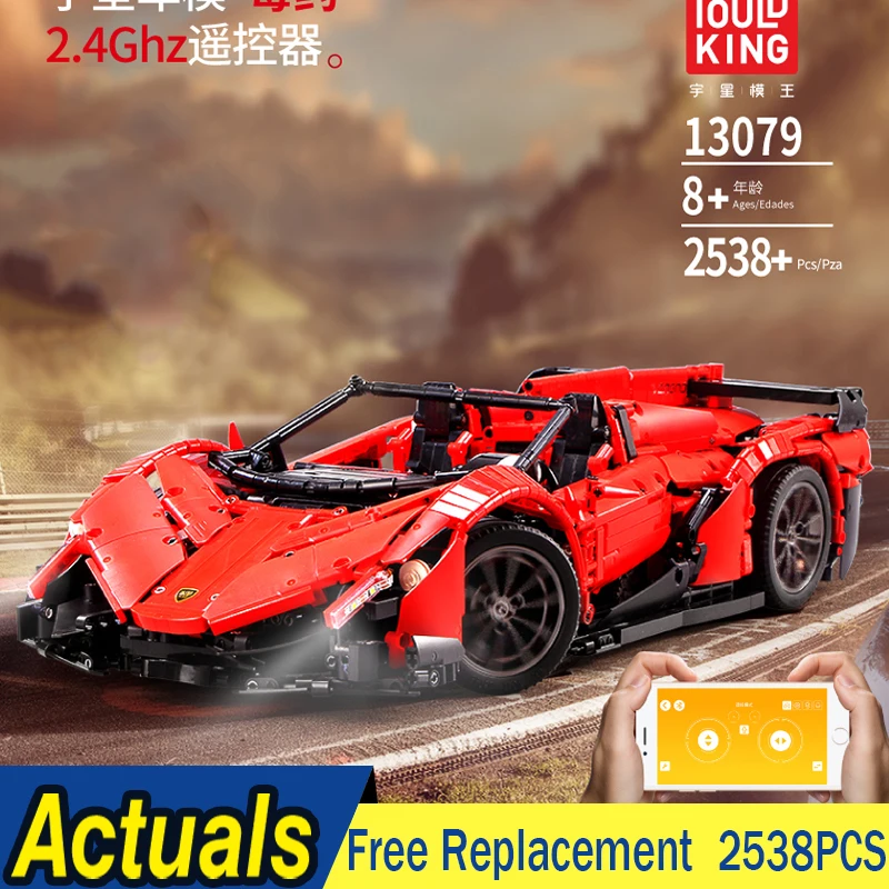 Technic Series 13079 Speed Racing Sport Car Set Model Veneno Roadster Motor Function Building Blocks Bricks Rc Toys MOC 100559
Technic Series 13079 Speed Racing Sport Car Set Model Veneno Roadster Motor Function Building Blocks Bricks Rc Toys MOC 100559