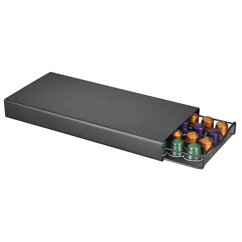 40 Pods Coffee Capsule Organizer Storage Stand Practical Coffee Drawers Capsules Holder For Nespresso Coffee Capsule Shelves 
40 Pods Coffee Capsule Organizer Storage Stand Practical Coffee Drawers Capsules Holder For Nespresso Coffee Capsule Shelves