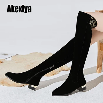 2020 Plus size 34-43 New Suede boots women metal high heels autumn winter over the knee boots sexy ladies thigh boots k766 
2020 Plus size 34-43 New Suede boots women metal high heels autumn winter over the knee boots sexy ladies thigh boots k766
