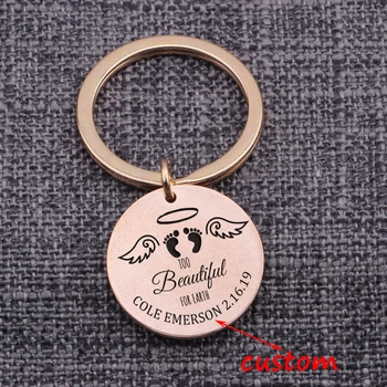 Keyring Memorial Name Keychain Personalized Date Stamped Baby Loss Condolence Souvenir Friends Trinket Brelok Accessories
Keyring Memorial Name Keychain Personalized Date Stamped Baby Loss Condolence Souvenir Friends Trinket Brelok Accessories