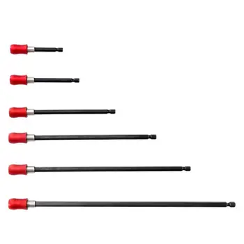 6pcs 1/4 inch Hex Shank Drill Bit Connecting Rod Excellent and Durable Stainless Steel Sleeve Socket Wrench Converter
6pcs 1/4 inch Hex Shank Drill Bit Connecting Rod Excellent and Durable Stainless Steel Sleeve Socket Wrench Converter