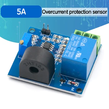 AC Current Detection Sensor Module 5V 12V 24V Relay Protection Module 5A Over-Current Overcurrent Protection Switch Output
AC Current Detection Sensor Module 5V 12V 24V Relay Protection Module 5A Over-Current Overcurrent Protection Switch Output