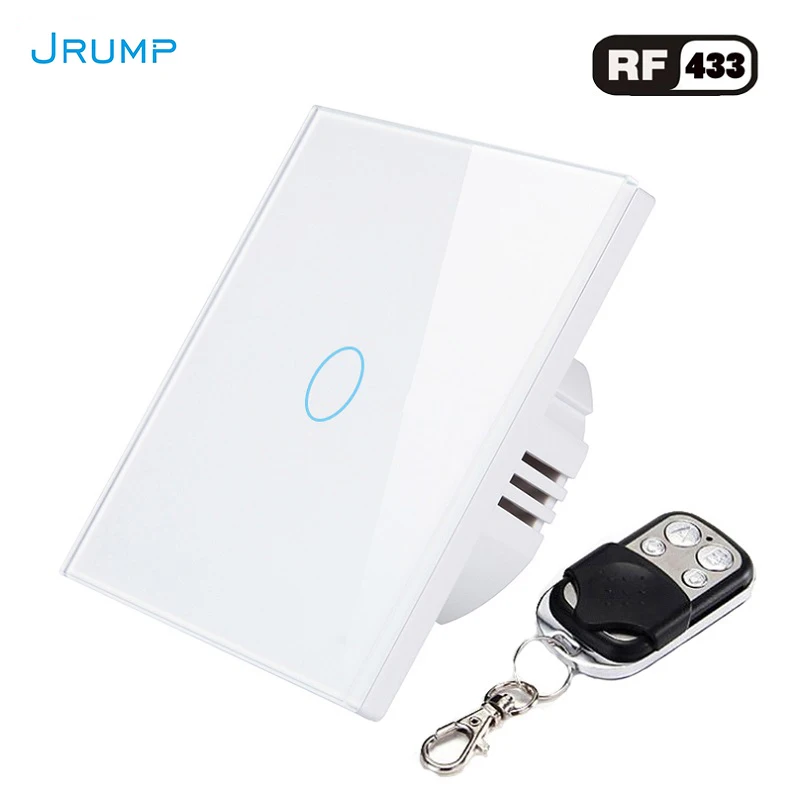 EU Standard Smart Switch Wall Touch Switch With RF433 Remote Control Switch Wireless Interrupter Switch Tempered Glass Panl
EU Standard Smart Switch Wall Touch Switch With RF433 Remote Control Switch Wireless Interrupter Switch Tempered Glass Panl