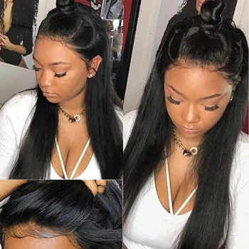 360 Lace Frontal Wig Pre Plucked Straight Lace Front Human Hair Wigs 150 Density Brazilian lace Wigs With Baby Hair Glueless
360 Lace Frontal Wig Pre Plucked Straight Lace Front Human Hair Wigs 150 Density Brazilian lace Wigs With Baby Hair Glueless