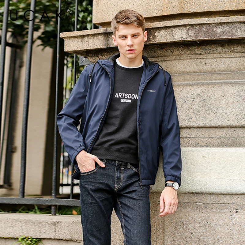 UCAK Brand New Autumn Winter Streetwear Men's Hooded Jackets Clothing Classic Solid Color Jacket Pocket Coat Men Clothes U8115
UCAK Brand New Autumn Winter Streetwear Men's Hooded Jackets Clothing Classic Solid Color Jacket Pocket Coat Men Clothes U8115