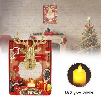 Luminous Candlestick Decoration DIY Puzzle Adults Kids Puzzle Festive Christmas Ornaments Puzzles3D Christmas Decor Elk Frame
Luminous Candlestick Decoration DIY Puzzle Adults Kids Puzzle Festive Christmas Ornaments Puzzles3D Christmas Decor Elk Frame