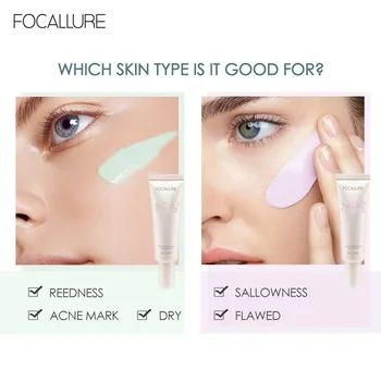 Focallure Makeup Primer Color Correcting Long-lasting Moist Primer Flawless Smoothy Face Primer Cosmetic
Focallure Makeup Primer Color Correcting Long-lasting Moist Primer Flawless Smoothy Face Primer Cosmetic
