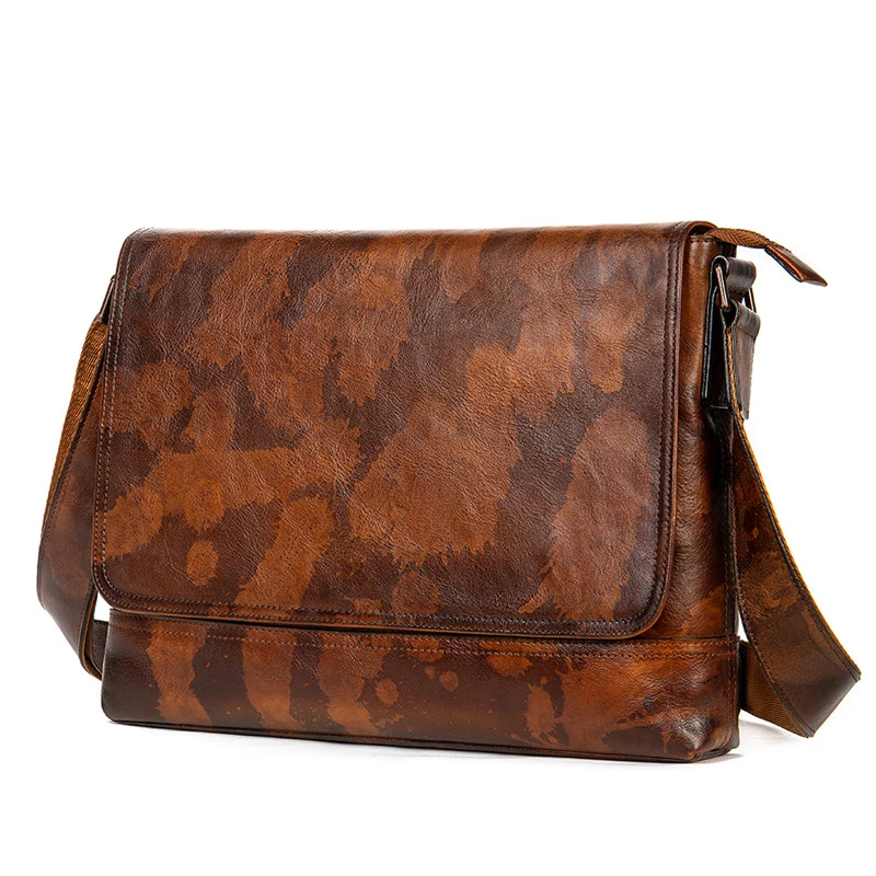 Crazy Horse 100% Genuine Leather Briefcases for Document Totes Messenger Bag Men Shoulder Bags Business Men Briefcase Laptop Bag 
Crazy Horse 100% Genuine Leather Briefcases for Document Totes Messenger Bag Men Shoulder Bags Business Men Briefcase Laptop Bag
