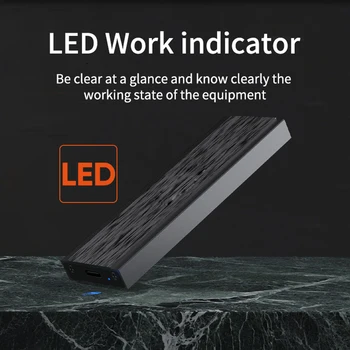 Aluminum M.2 to USB 3.1 SSD Box M.2 NVMe SSD Enclosure 10Gbps Transmission Adapter Fits M-Key B+M Key NVMe SSD
Aluminum M.2 to USB 3.1 SSD Box M.2 NVMe SSD Enclosure 10Gbps Transmission Adapter Fits M-Key B+M Key NVMe SSD