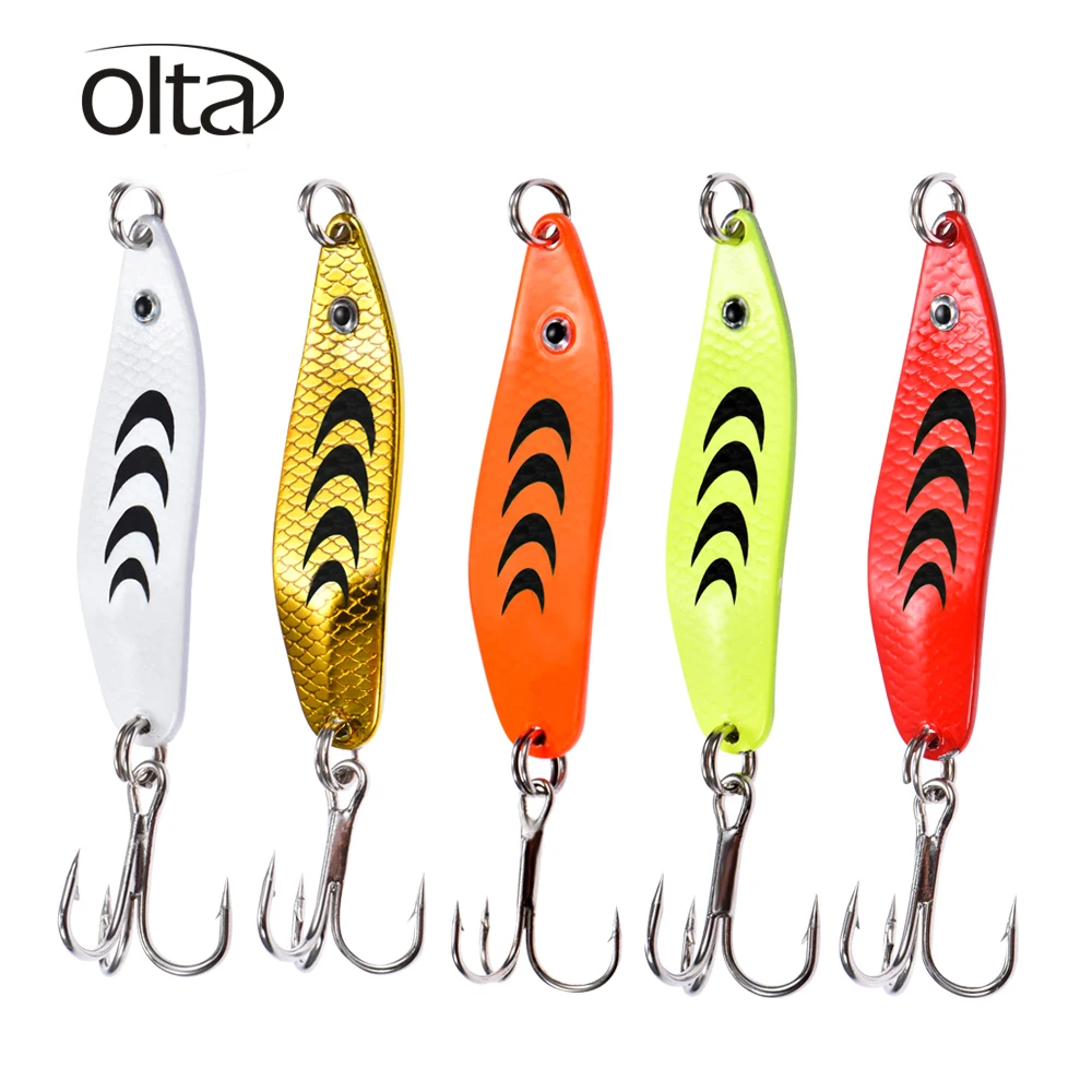 

Olta 5pcs/set Metal VIB Spinner Trout Spoon Fishing Lures Shads Wobblers Jig Hard Baits Sequins for Carp Fishing Tackle Pesca