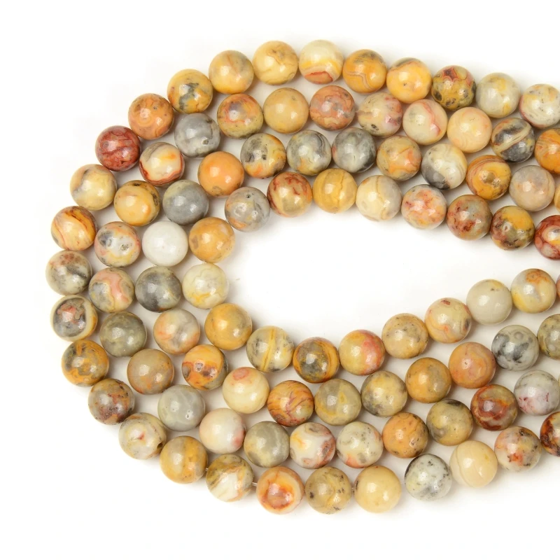 Factory price Natural Crazy Agate Round Loose Beads 15" Strand 4 6 8 10MM wholesale Pick Size For Jewelry Making and design
Factory price Natural Crazy Agate Round Loose Beads 15" Strand 4 6 8 10MM wholesale Pick Size For Jewelry Making and design