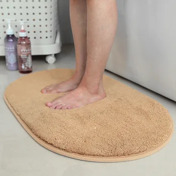 Super Absorbent Area Floor Rugs and Carpets for Kitchen Bath Room Fluffy Mats Anti-skid Oval Shaped Green Purple Shaggy Rug 
Super Absorbent Area Floor Rugs and Carpets for Kitchen Bath Room Fluffy Mats Anti-skid Oval Shaped Green Purple Shaggy Rug